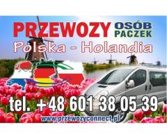 Bez Przesiadek CONNECT Przewozy osób busem Polska Niemcy Holandia +48 601 380 539
