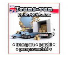 TRANS-VAN paczki przeprowadzki Polska- Anglia